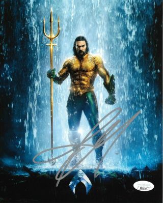 Jason Momoa Aquaman Autographed Signed 8x10 Photo Jsa Mr258