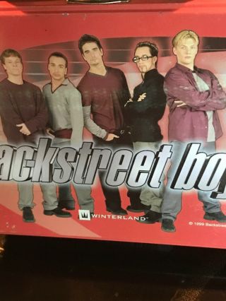 Vintage 1999 Backstreet Boys 90’s Boy Band Collectible Lunch Box.