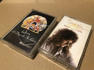 Queen A Day At The Races Cassette,  Brian May Back To The Light Cassett