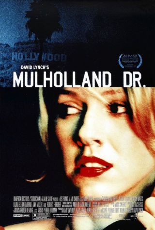 Mulholland Dr.  Drive Movie Poster 2 Sided Ver A 27x40 Naomi Watts