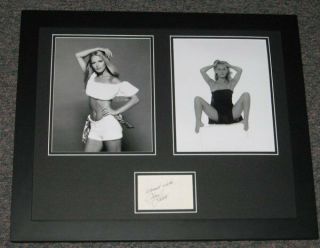 Cheryl Ladd Sexy Lingerie Signed Framed 16x20 Photo Display Set Charlie 