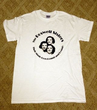 " The Boswell Sisters: Their Music Goes Round And Round " T - Shirt Size Large
