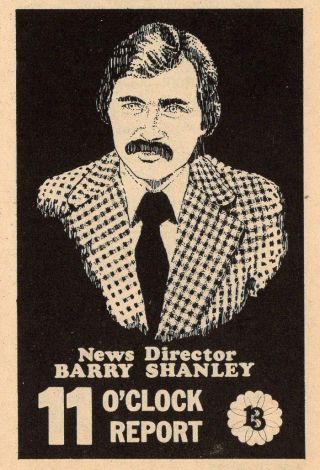 1975 Tv Ad Barry Shanley Wmaz News Director Macon,  Georgia