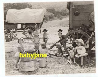 Shirley Temple 7x9 Photo 1932 Baby Burlesk Pie - Covered Wagon Short