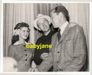 Shirley Temple Bing Crosby Johnny Mercer 7x9 Photo 1940 