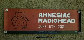 Radiohead Amnesiac Albumn Release Poster 2001.