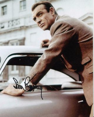 Sean Connery Signed 8x10 Photo James Bond/007