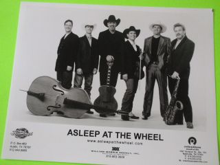 Asleep At The Wheel - Publicity Photo - Glossy B/w 8 X 10 - Suitable For Framing