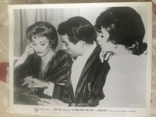 Rare Vivien Leigh,  Warren Beatty & Joan Collins On Set Orig Still