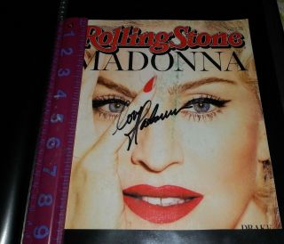Madonna Signed Autograph