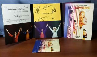Transparent Musicale Finale Fyc Promo Signed Script Screenplay Album Music Sheet