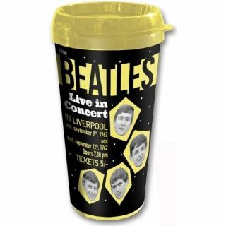 The Beatles Travel Mug - Live In Concert