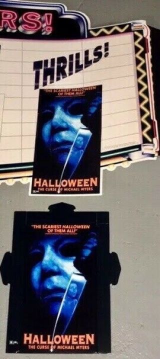 Halloween 6 The Curse Of Michael Myers 1995 Horror Movie Video Store Standee