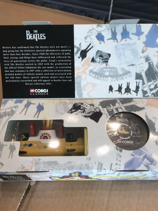 Corgi Classic Beatles Yellow Submarine Bnib