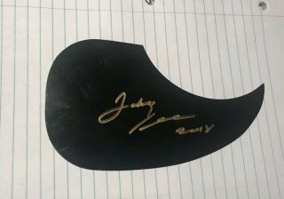 Johnny Lee Authentic Signed Acoustic Guitar Pick Guard Autographed