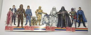Ultra Rare Star Wars:the Empire Strikes Back Cut Out Character Display