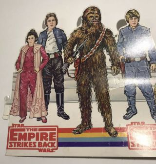 ULTRA RARE STAR WARS:THE EMPIRE STRIKES BACK Cut Out Character Display 2