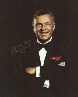 Frank Sinatra Signed Photo
