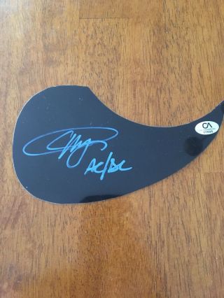 Angus Young Ac/dc Signed Autograph Guitar Pickguard