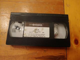 LAST ONE RARE Blockbuster Video In Store Promo VHS 2001.  08 July/August 2001 2