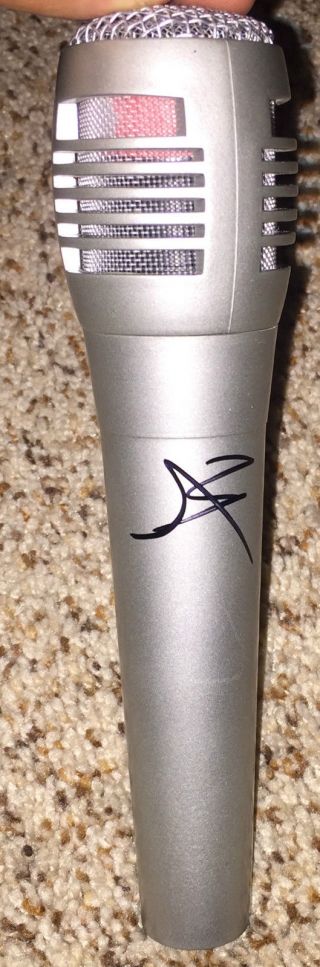 Vince Neil Signed Microphone Motley Crue With Proof