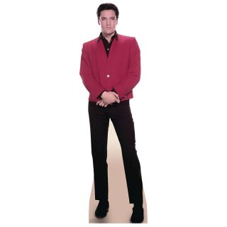 Elvis Presley Red Jacket Cardboard Cutout Standee Standup Poster