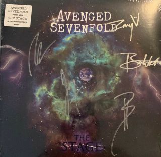 Avenged Sevenfold The Stage Signed Album Autographed Vinyl Guaranteed Auto