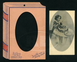 1936 Shirley Temple Cinderella Birthday Frock Insert Hang Tag in Sleeve 3