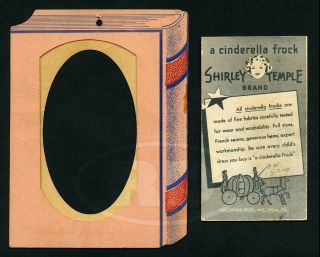 1936 Shirley Temple Cinderella Birthday Frock Insert Hang Tag in Sleeve 4