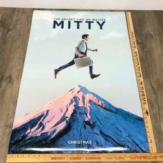 2013 Secret Life Of Walter Mitty Movie Theater Poster Double Side 27x40