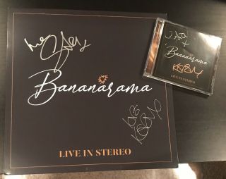 Bananarama Live In Stereo Signed White Vinyl & Cd