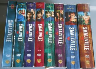 2002 - 2009 Wb Cw Smallville Dvd Seasons 1 - 8 174 Episodes 28 Discs Superman Xmt Nr