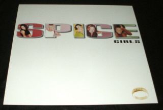 Spice Girls S/t Debut 12x12 Rare Promo Poster Flat 1997 Cd Album Release