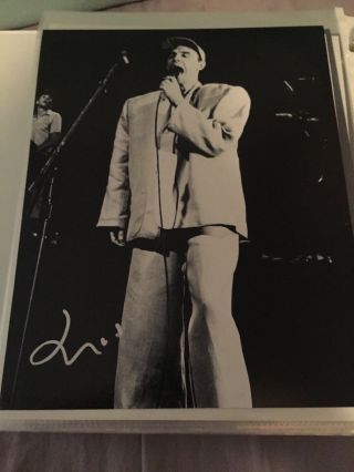 David Byrne Talking Heads Signed Autograph 8x10 Photo E W/ Video Proof