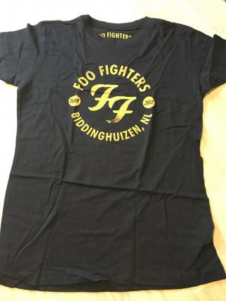 Foo Fighters World Tour T Shirt 2012 Lowlands Large Biddinghuizen Nirvana