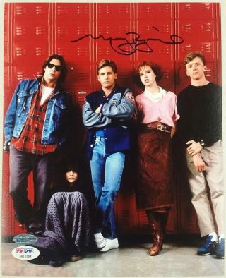 Molly Ringwald Autograph The Breakfast Club Signed 8x10 Photo Psa/dna (c)