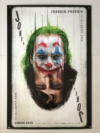 Recalled Joker | Ds Movie Poster 27x40 Intl | Joaquin Phoenix 2019 Vf