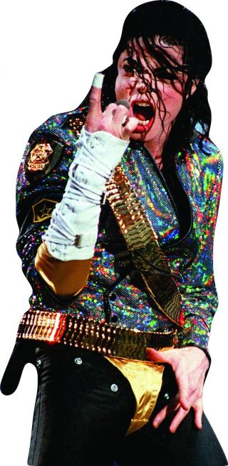 Michael Jackson 72 " Tall Life Size Cardboard Cutout Standup Standee
