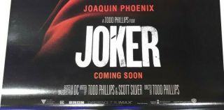 Joker 2019 DS POSTER double sided Joaquin Phoenix 27x40 for light box 2