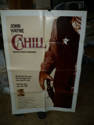 Cahill: U.  S.  Marshal,  Orig1 - Sh / Movie Poster [john Wayne,  Geo Kennedy] - 1973