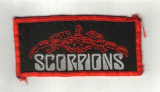Vintage Scorpions Patch 1979/80