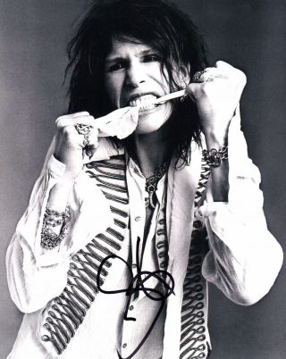 Gfa Aerosmith Singer Steven Tyler Signed Autograph 8x10 Photo Ad3