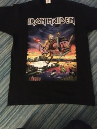 Iron Maiden T Shirt M The Book Of Souls Tour 2017