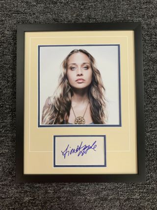 Fiona Apple Signed Cut Jsa Auto Custom Framed Muscian