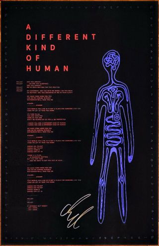 Aurora A Different Kind Of Human 2019 Hand Signed Ltd Ed Rare Lithograph Poster
