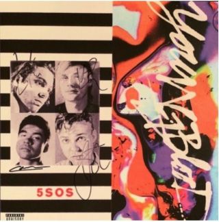 5sos Signed Youngblood Vinyl Lp Record 5 Seconds Of Summer