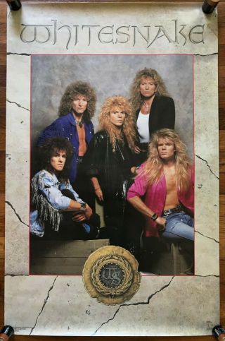 Whitesnake Rare Vintage Poster 1987 (funky)
