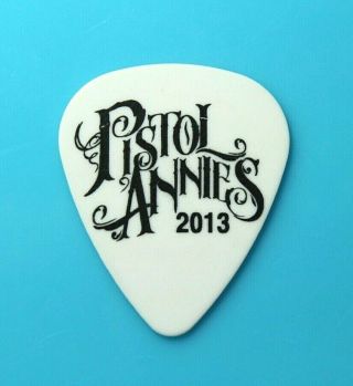 Pistol Annies // Miranda Lambert 2013 Concert Tour Guitar Pick // Black/white