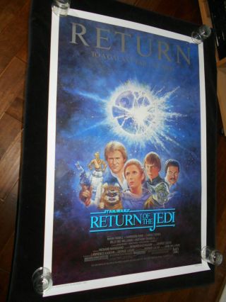 Return Of The Jedi Rolled One Sheet Poster R/85 Star Wars