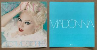 Madonna Bedtime Stories Two Rare Promo 12 " X12 " Album Flat / Poster Double Sided